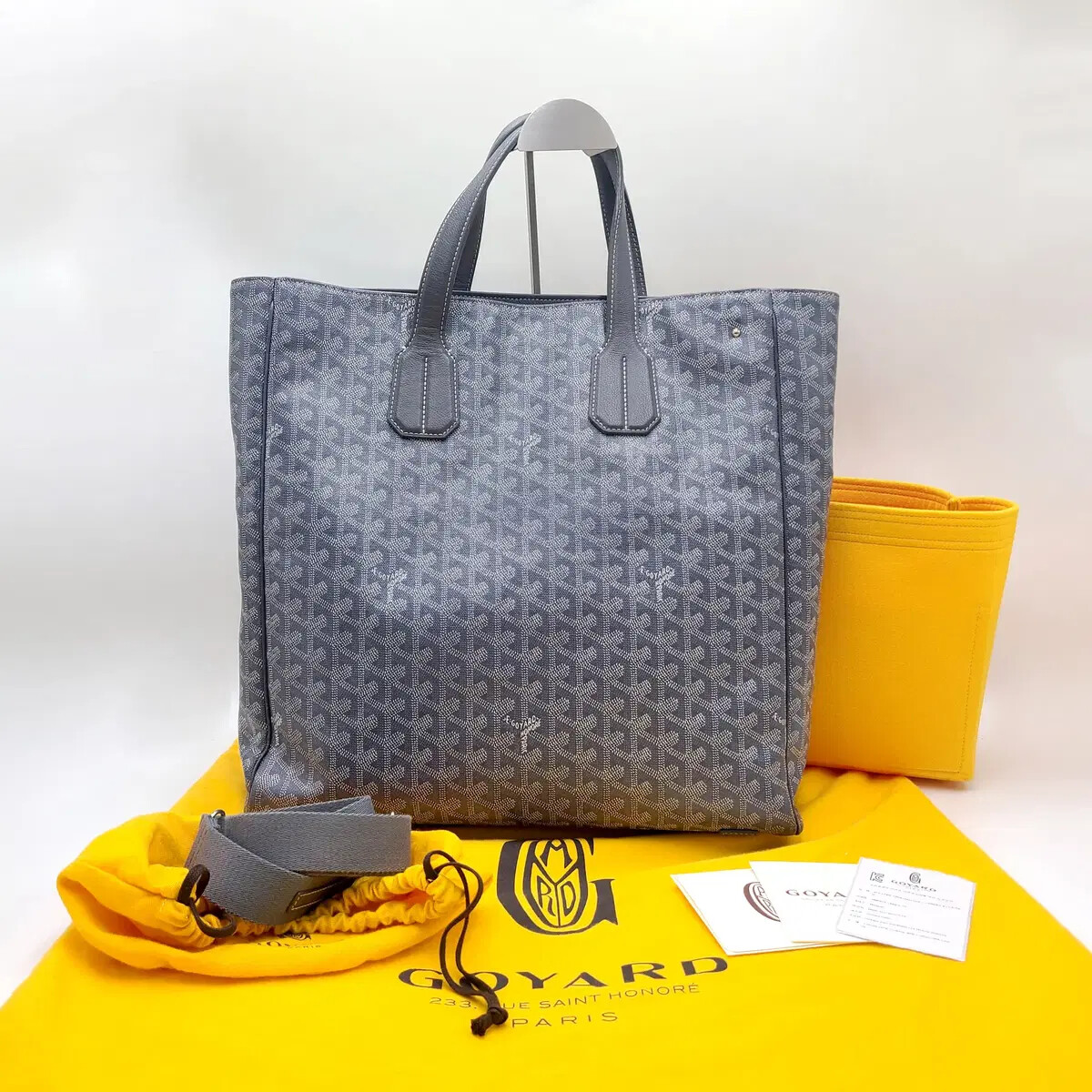 Goyard Voltaire Special Gray Crossbody Bag with Strap