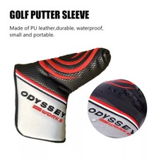 Odyssey Golf Putter Head Covers Club Mallet Blade Protective Magnetic PU Leather