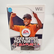 Tiger Woods PGA Tour 09: All-Play (Nintendo Wii, 2008) CIB Complete Tested 