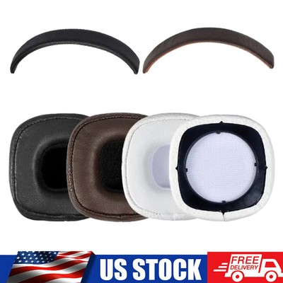 US x2 Replacement White Ear Pads For Marshall Major 3/Major III Headphones Foam