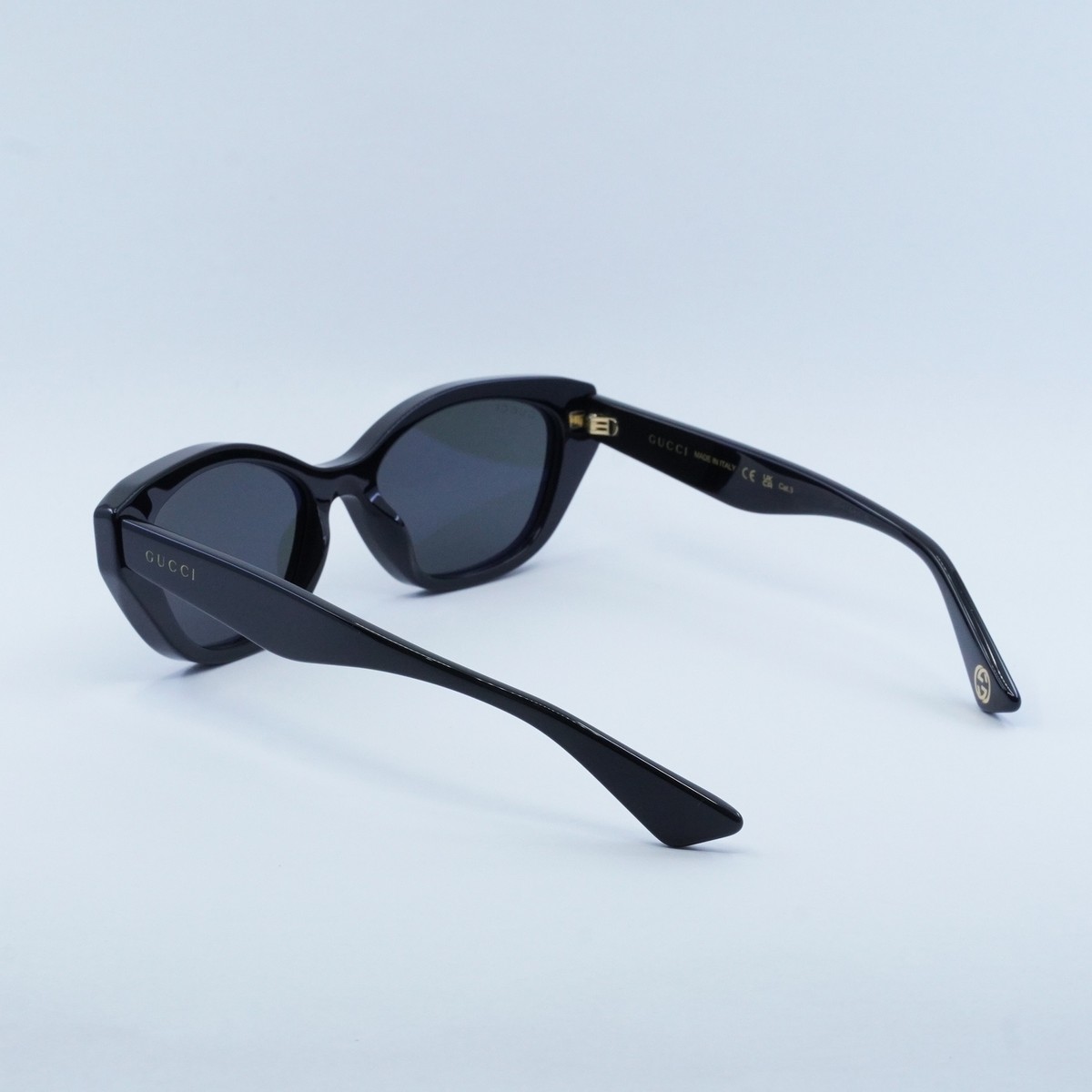 GUCCI GG1638S 001 Black/Smoke/Blue AR 54-17-145 Sunglasses  display picture 2