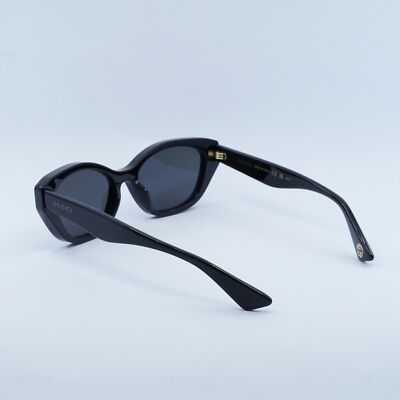 Gucci GG1638S 001 Cat Eye Sunglasses - Black/Smoke GUCCI GG1638S 001 Black/Smoke/Blue AR 54-17-145 Sunglasses  main image 2