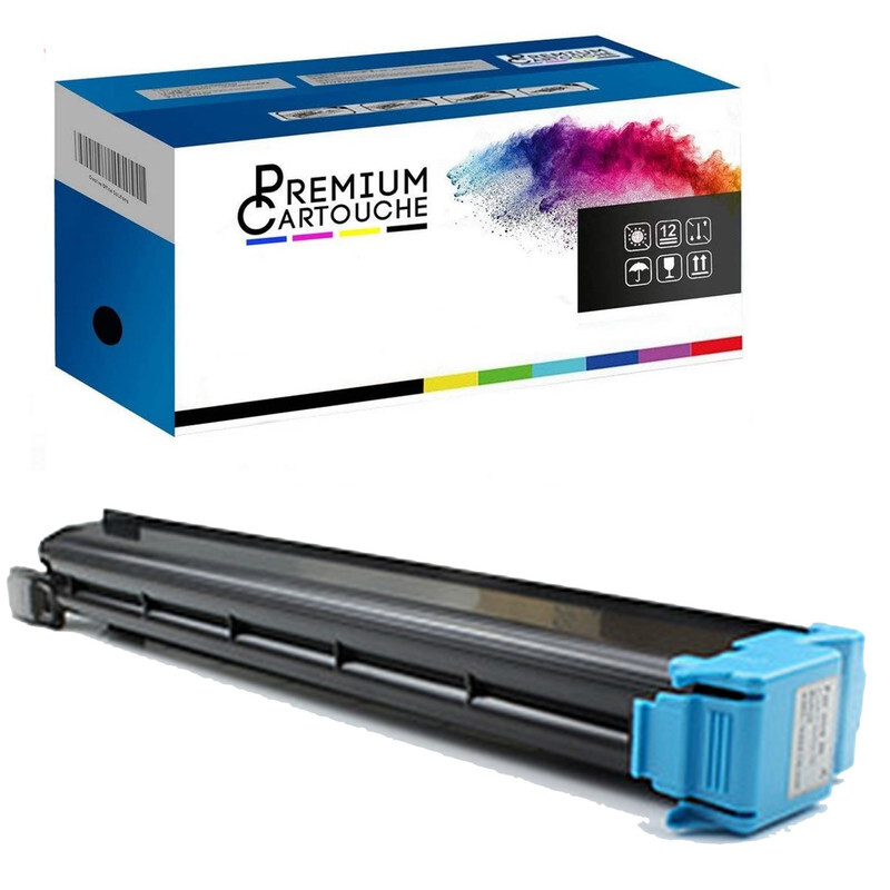 Toner TN-611C cyan compatible Konica Minolta A070450 pour imprimante laser de bureau