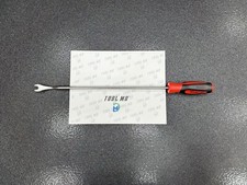 Snap-on Tools Usa New Red Soft Grip Long Dished Trim Pad Removal Tool Asgdl1b