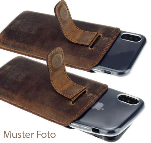Exclusiva funda de cuero funda para móvil + funda de silicona para Huawei Mate 10 Lite - Imagen 4 de 17