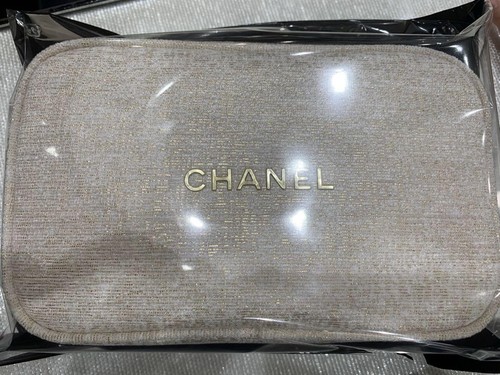 Nuevo Juego de Regalo de Vacaciones CHANEL 2023 Juego de Maquillaje Dúo en Bolsa Dorada Bolsa Dorada Crema de Mano Labial - Imagen 2 de 3
