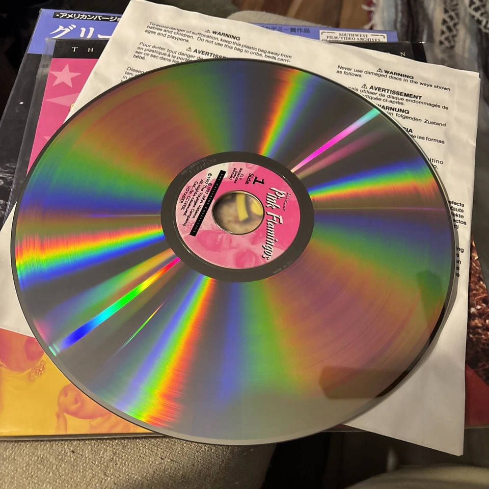 "PINK FLAMINGOS" movie - NM LASERDISC - 1997 - 25th ANNIV. CRITERION COLL#london - Image 3 of 4