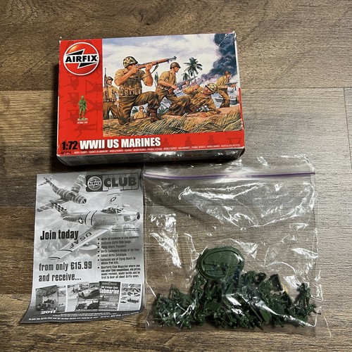Airfix WWII U.S. Marines Army 44 Figuren Maßstab 1:72 - komplett