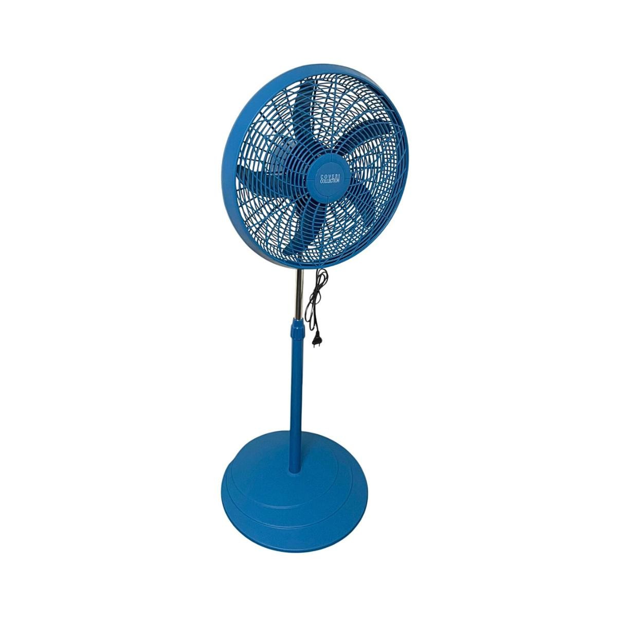 Ventilatore 3 in 1 Coveri Blu 75W Ø50cm Tavolo Muro Piantana Potente foto 2