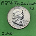 1957 Franklin Half Dollar 50c BU Brilliant Uncirculated