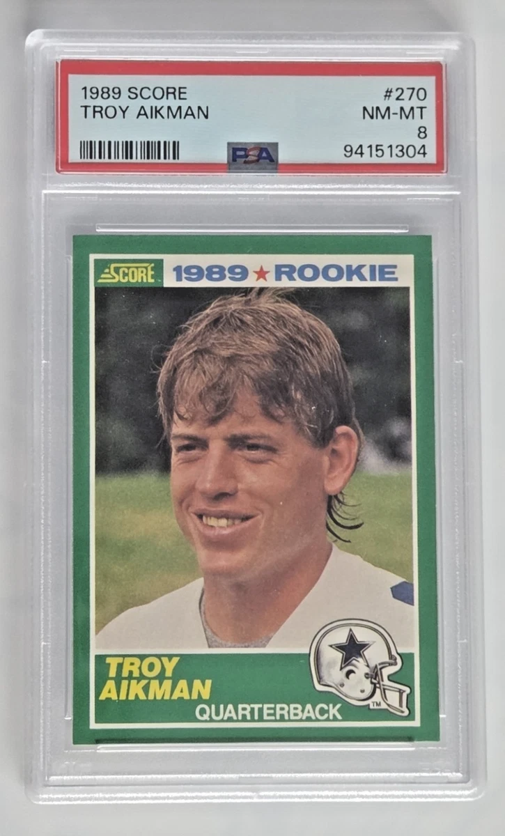 Troy Aikman Football SCORE Sports Trading Cards for sale | eBay