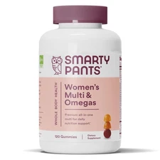 SmartyPants Women's Multivitamin Gummies: Omega 3 Fish Oil 120 Count 3/2026