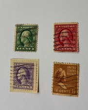 US Stamps Vintage - George Washington witn bonus Martha Washington 