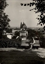 RPPC Brno Petrov view vintage postcard k478