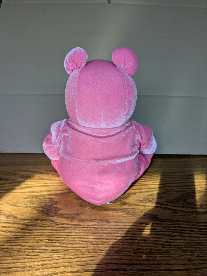 Disney Store Todo Rosa Winnie The Pooh Oso Peluche 11" Terciopelo Dulce Cosquillas Pooh Foto 4 de 4
