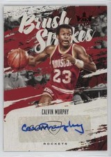 2019-20 Panini Court Kings Brush Strokes Ruby 29/49 Calvin Murphy Auto HOF 1gt6