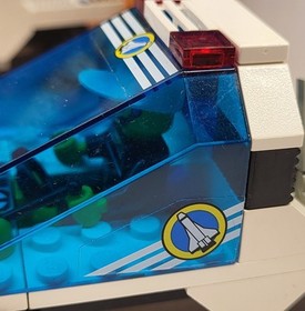 Lego 6453 Town: Space Port, Com-Link Cruiser, Complete w/ Instructions, No Box