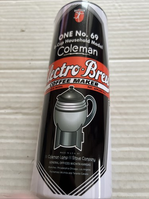 #ad Coleman Electric Brew Coffee Maker Designed Insulated Coffee Tumbler $27.00