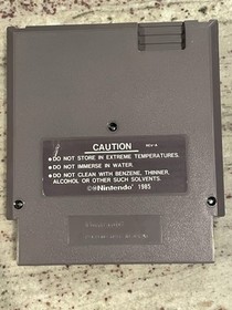 Vintage Original NES Nintendo Back To The Future Video Game 1989