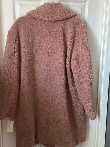 Lucky Brand Womens XL Teddy Bear Faux Fur Winter Coat Jacket NWT - Picture 2 of 5