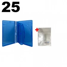 25 PREMIUM STANDARD Blu-Ray Triple 3 Disc Cases 12MM & 100 OPP Bags