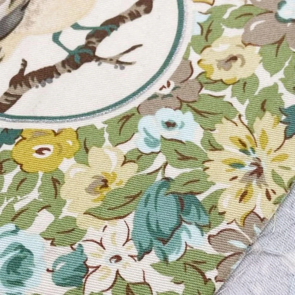 Richloom BUDGIE TWILL NIEBLA Pájaro Decoración del Hogar Cortinas Almohada Tela de Coser PORTE Foto 3 de 4