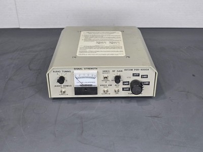 AVCOM PSR-4000A Portable Surveillance Receiver 12V DC Untested