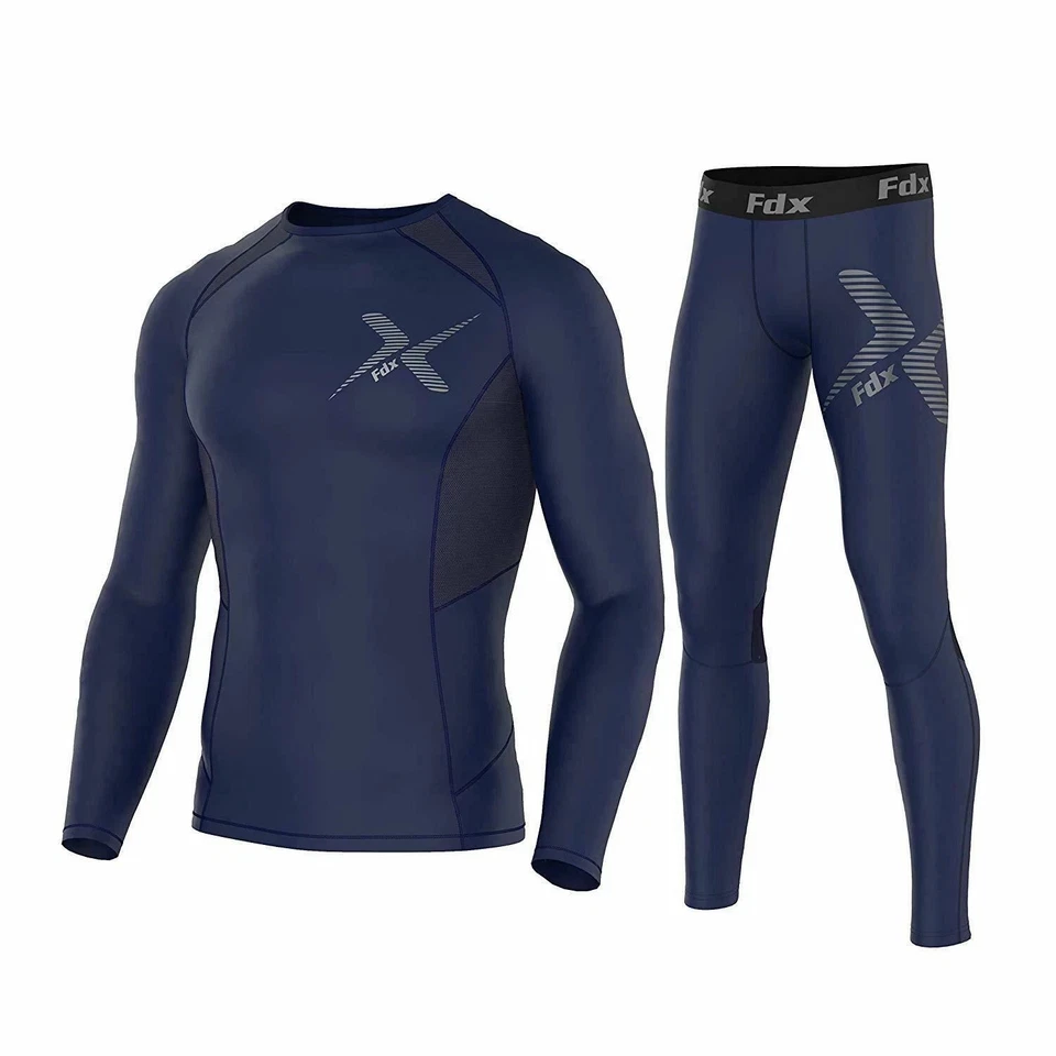 Mens Power Pro Compression Base Layer Under Gear Compression Top & Leggings - Image 4 of 4
