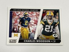2021 Score Football Collegiate Champions - Charles Woodson - Michigan Wolverines