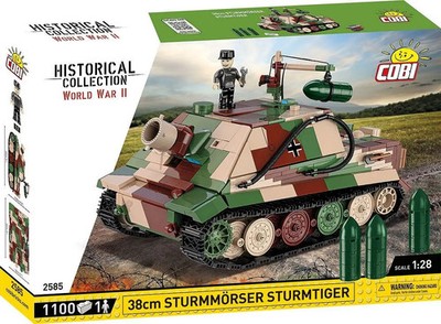 COBI Historical Collection 2585 - Sturmmörser Sturmtiger 38cm, Panzer, WWII,...