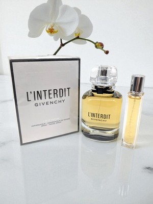 L'interdit by Givenchy 80 ml + 12.5 ml Eau de Parfum Travel Spray for Women