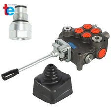 2 Spool 21GPM Hydraulic Control Valve With Joystick / conversion plug