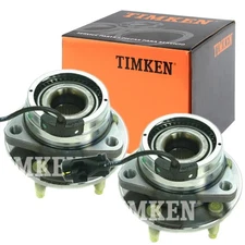TIMKEN Pair Front Wheel Bearing Hub For 2008-2010 Chevy HHR Cobalt Saturn Aura