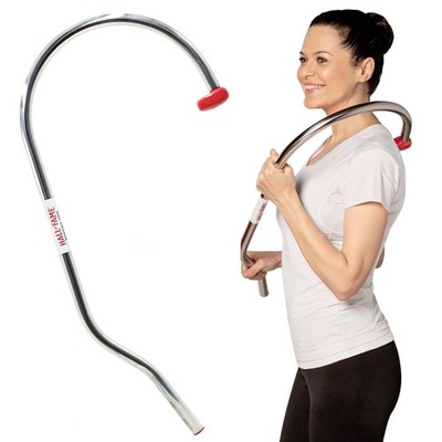Acuforce Hall of Fame Neck & Back Massager Tool - Trigger Point Massage Red 