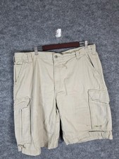 Carhartt Cargo Shorts Mens 40 Beige Relaxed Fit Ripstop Utility Work Stains