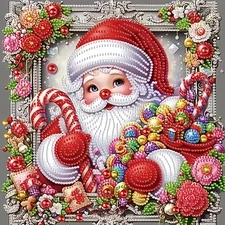 CSZPPQAF Christmas Diamond Art Kits for Adults Beginners, Santa EXZ164-1 