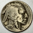 1930-S Buffalo Nickel 5C 5 Cents San Francisco Mint F/VF Fine - Very Fine ST261