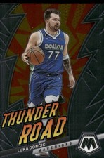 2022-23 Panini Mosaic #9 Luka Doncic Thunder Road Mosaic