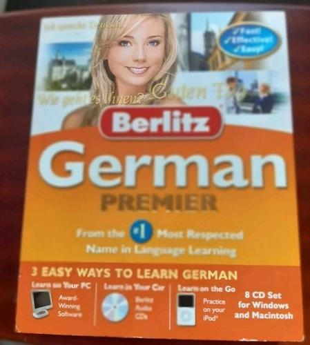 Berlitz Premier German Language Course - PC / Mac / Audio 8CD Very Good cond.