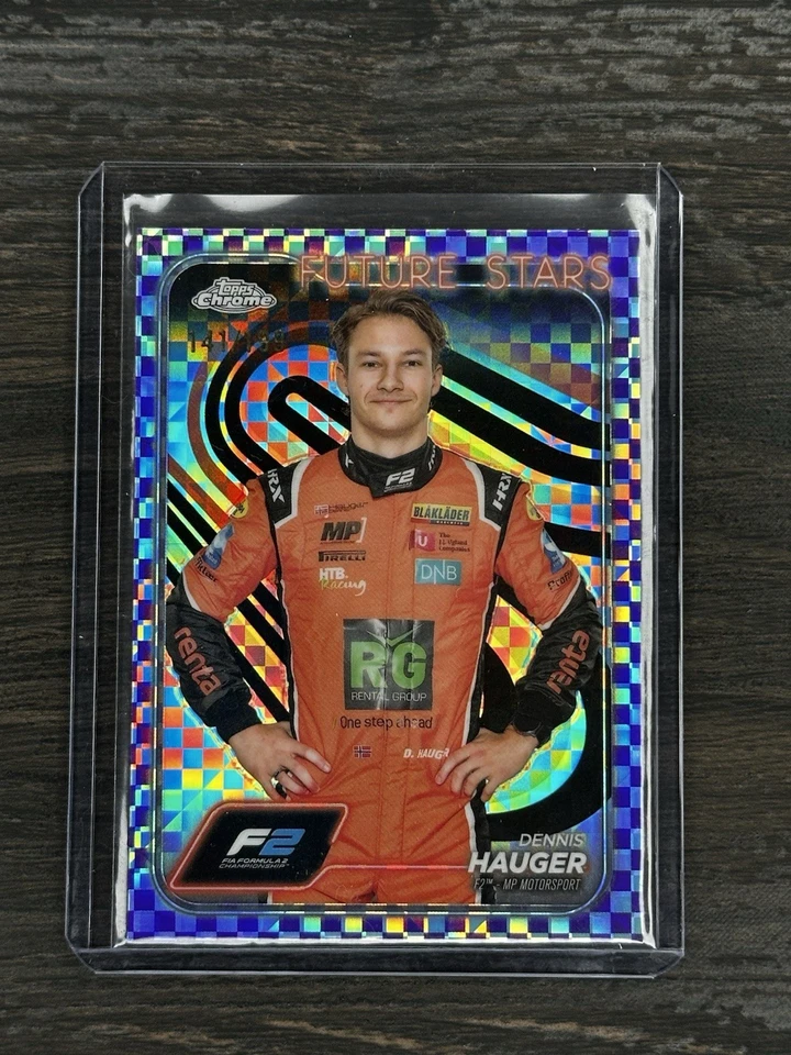2024 Topps Chrome Formula 1 Dennis Hauger LOT #23 & #95 /150 /199 Refractors - Image 3 of 4