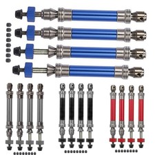 4Pcs CVD Front Rear Drive Shaft Axle For Traxxas Slash 4X4 1/10 RC Car Spare Set
