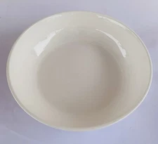 White Stoneware Pasta/ Salad Serving Bowl 12” Vintage Japan