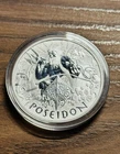 2021 Tuvalu Poseidon 1 oz .999 Silver Coin – Gods of Olympus – BU