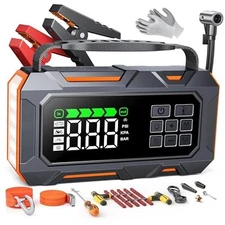 14-in-1 Car Jump Starter with Air Compressor 160PSI, 7000A Jump Starter Jump 