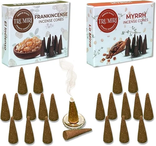 Huge Sale Frankincense and Myrrh Incense cones combo pack 20 Incense cones