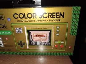 2 Nintendo Game & Watch The Legend of Zelda Handheld Systems Color Screen Sealed