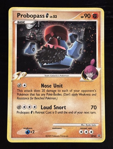 Probopass G DP43 2009 Pokemon Diamond and Pearl Black Star Promo SWIRLS🌀 - LP