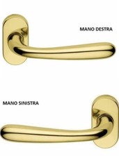 MEZZA MANIGLIA PER PORTE BLINDATE DESTRA O SINISTRA ROSETTA OVALE
