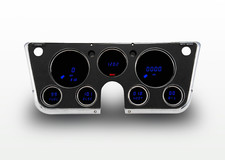 67-72 Chevy Truck Instrument Cluster Blue Led Digital Gauges By Intellitronix Us