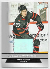 Jack Matier Nashville Predators 2023 Team Canada Juniors Pride Program #77